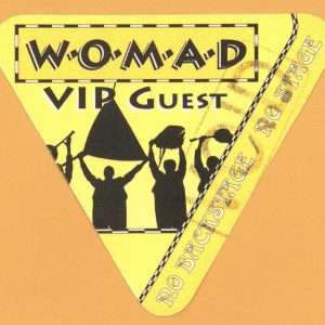 Peter Gabriel 1993 Midnight Oil Womad Arts Concert Tour VIP Backstage Pass