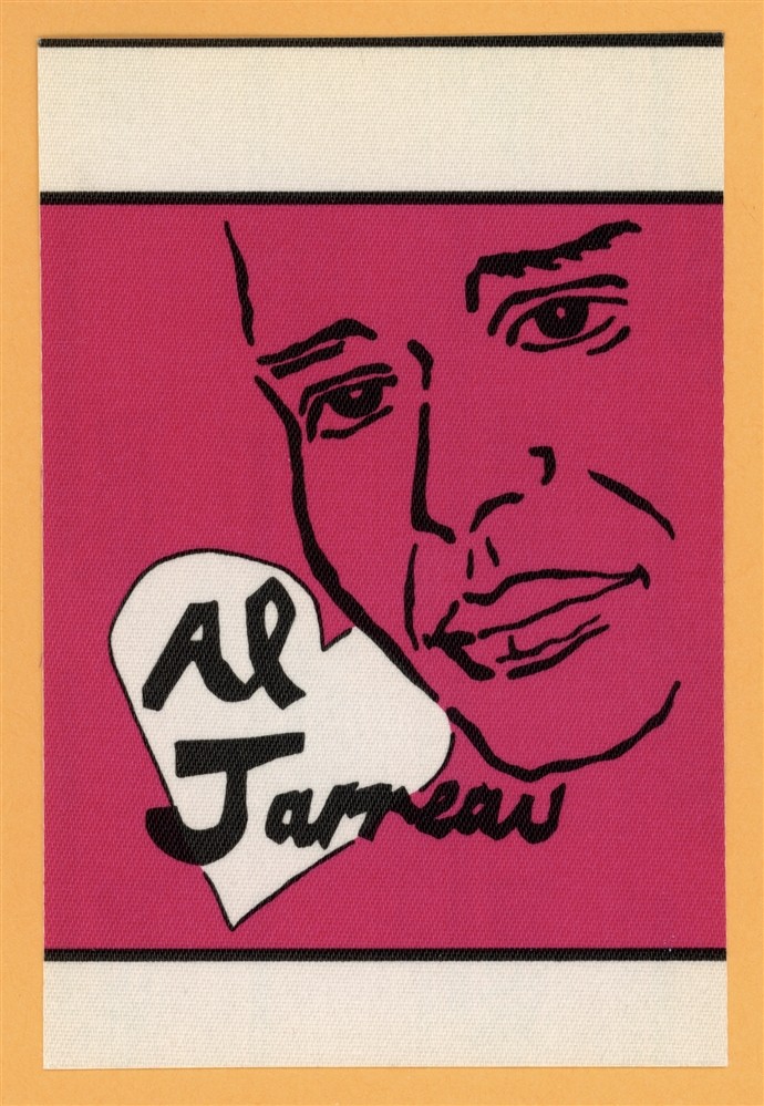 Al Jarreau 1988 Hearts Horizon Concert Tour Backstage Pass