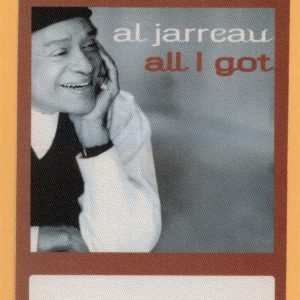 Al Jarreau 2002 All I Got Concert Tour After Show Backstage Pass