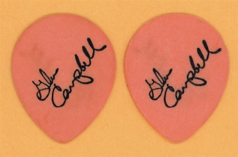 Glen Campbell Vintage Guitar Pick - 1990 Good Time Hour Tour
