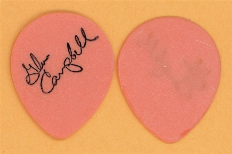 Glen Campbell Vintage Guitar Pick - 1990 Good Time Hour Tour