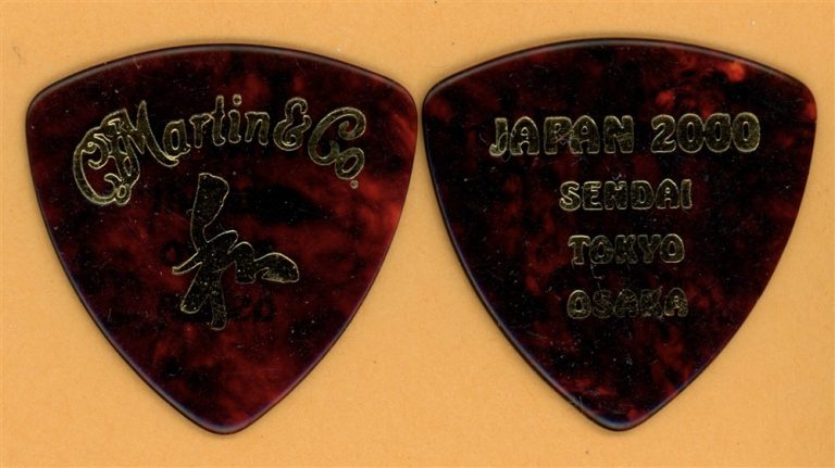 Sendai Osaka Tokyo Vintage Tour Guitar Pick - 2000 Martin Guitars Promo