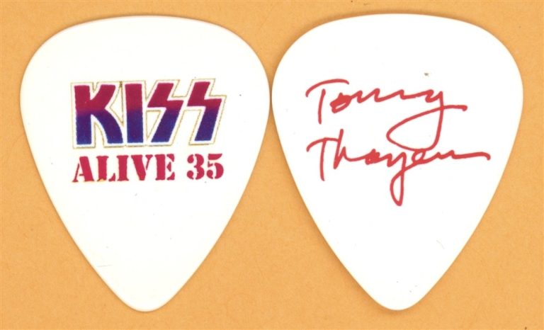 KISS Tommy Thayer PROTOTYPE Vintage Guitar Pick - 2008 Alive 35 Tour
