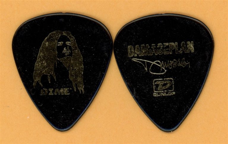 Pantera Damageplan Dimebag Vintage Guitar Pick - 2004 New Found Power Tour