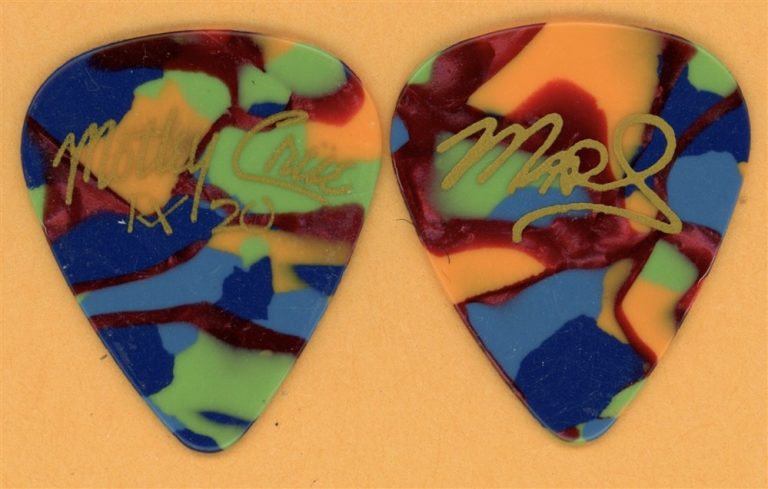 Motley Crue Mick Mars Vintage Guitar Pick - 2009 RX 20 Tour