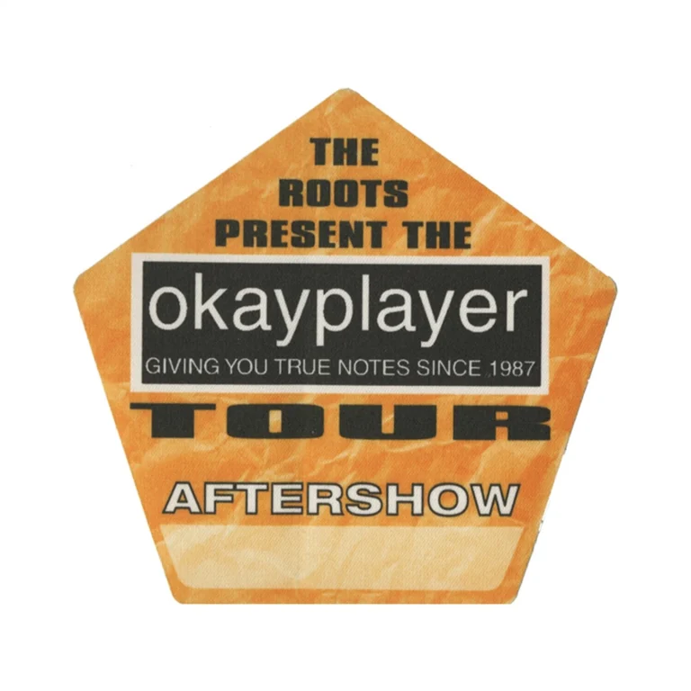 The Roots 2000 Things Fall Apart Concert Tour Aftershow Backstage Pass