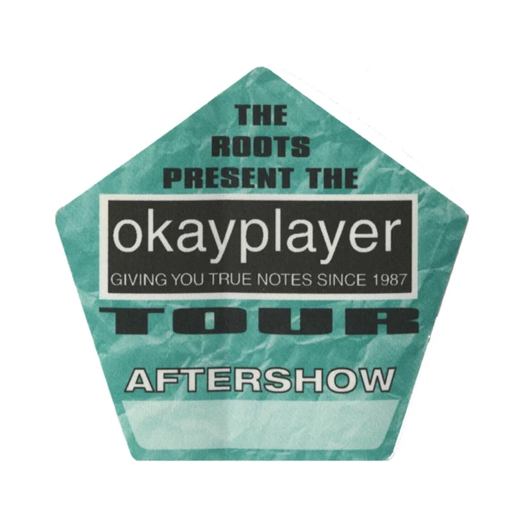 The Roots 2000 Things Fall Apart Concert Tour Aftershow Backstage Pass