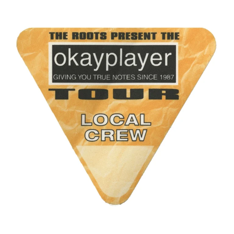 The Roots 2000 Things Fall Apart Concert Tour Local Crew Backstage Pass