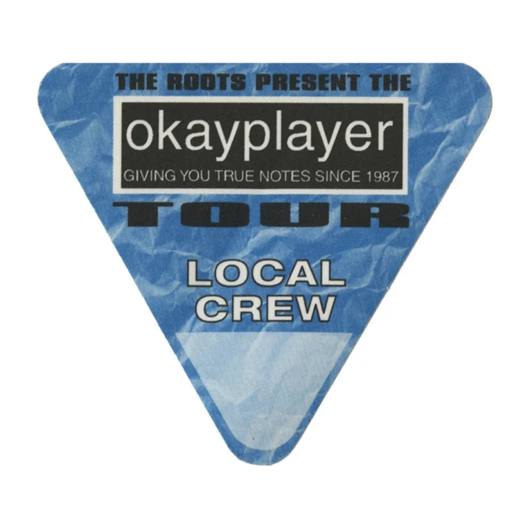 The Roots 2000 Things Fall Apart Concert Tour Local Crew Backstage Pass