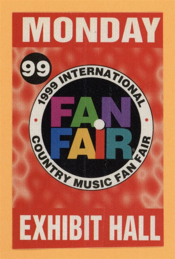 Waylon Jennings 1999 Fan Fair Country Concert Tour HALL Backstage Pass