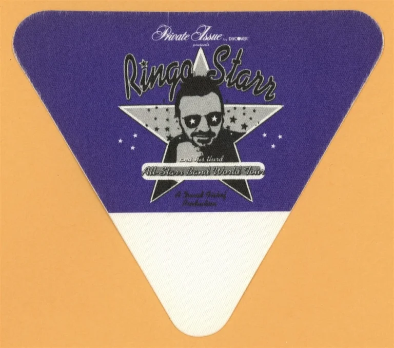 Ringo Starr 1995 All-Starr Band Concert Tour After Show Backstage Pass