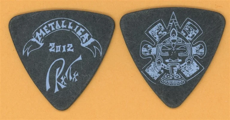 Metallica Robert Trujillo Vintage Guitar Pick - 2012 Tour