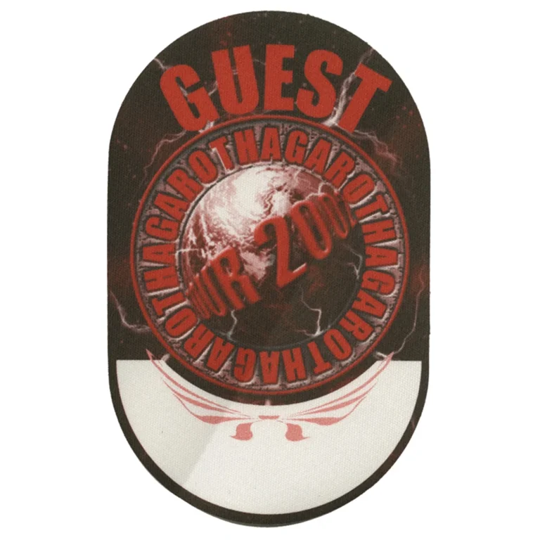 Sammy Hagar 2002 w/ David Lee Roth Concert Tour Guest Backstage Pass