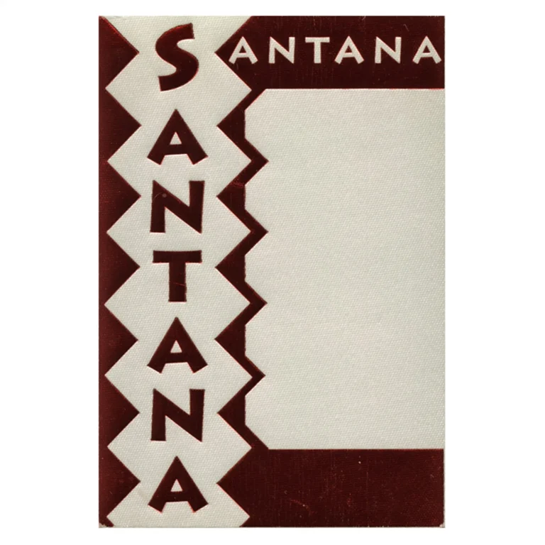 Santana 1990 Spirits Dancing in the Flesh Concert Tour Guest Backstage Pass