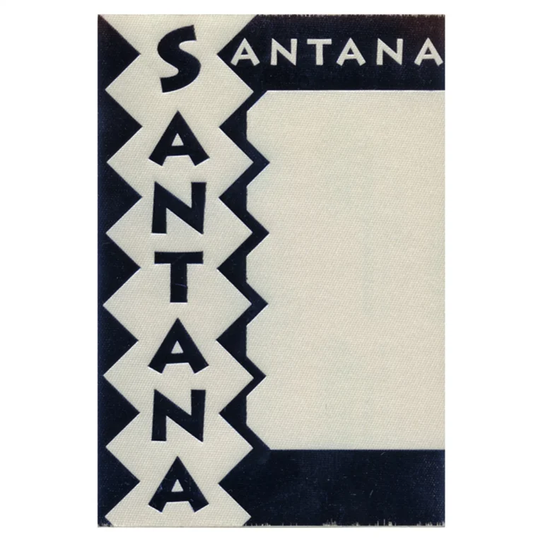 Santana 1990 Spirits Dancing in the Flesh Concert Tour Guest Backstage Pass