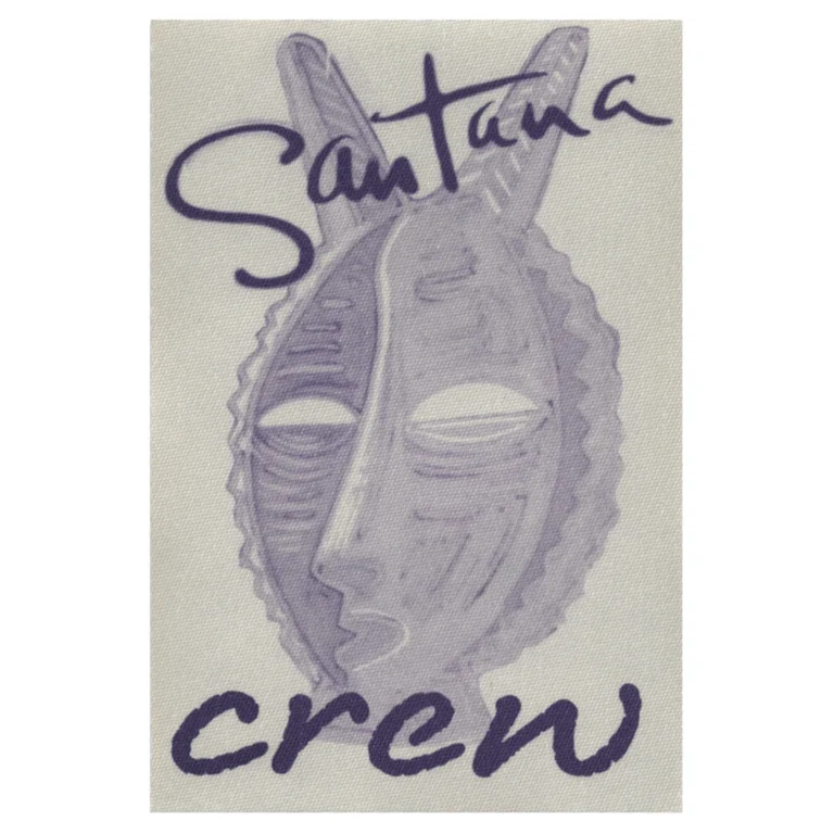 Santana 2001 Concert Tour Crew Backstage Pass
