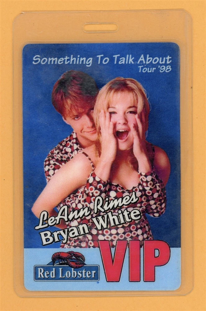 LeAnn Rimes 1998 Something To Talk About Tour VIP Laminated Backstage Pass