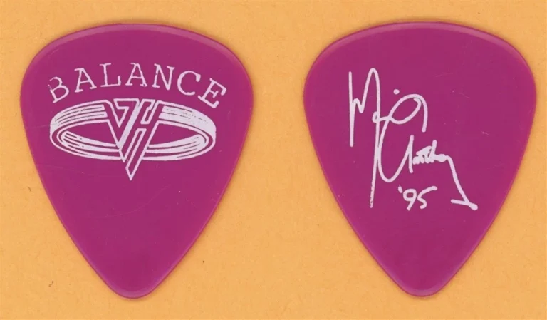 Van Halen Michael Anthony Vintage Guitar Pick - 1995 Balance Tour
