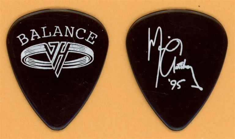 Van Halen Michael Anthony Vintage Guitar Pick - 1995 Balance Tour