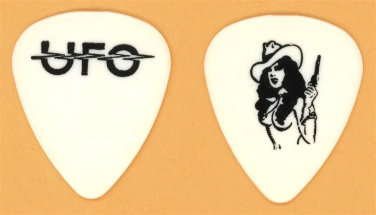 UFO Tommy McClendon Vintage Guitar Pick - 1985 Misdemeanor Tour