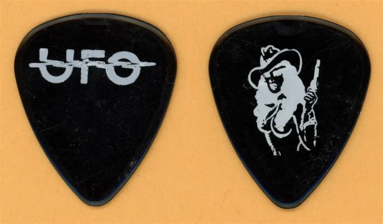 UFO Tommy McClendon Vintage Guitar Pick - 1985 Misdemeanor Tour