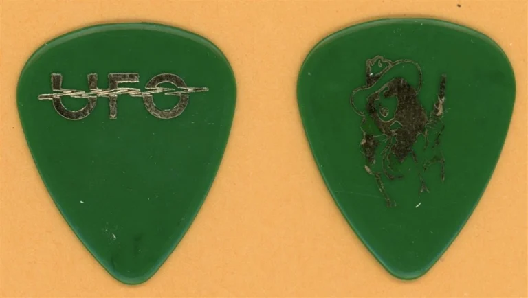 UFO Tommy McClendon Vintage Guitar Pick - 1985 Misdemeanor Tour