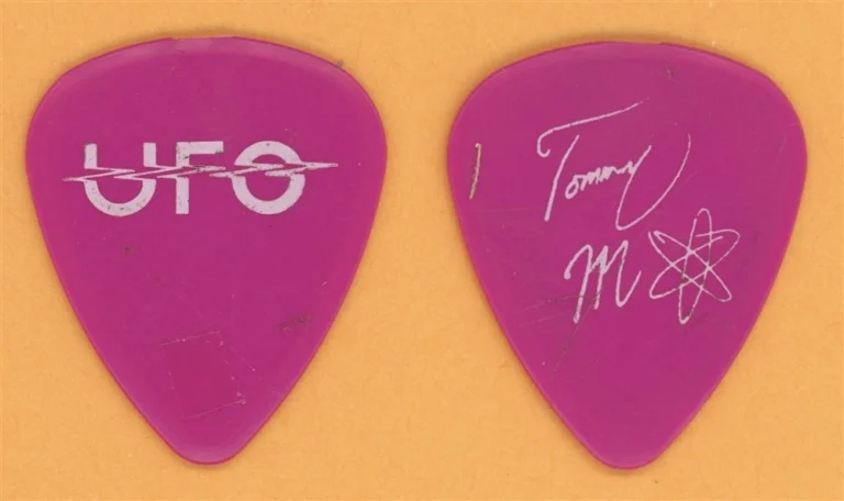 UFO Tommy McClendon Vintage Guitar Pick - 1985 Misdemeanor Tour