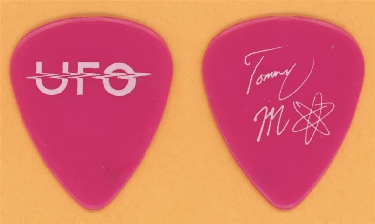 UFO Tommy McClendon Vintage Guitar Pick - 1985 Misdemeanor Tour