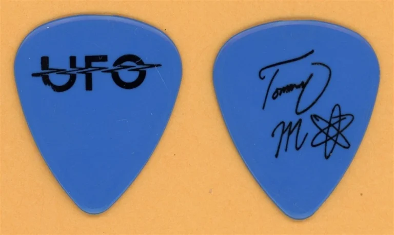 UFO Tommy McClendon Vintage Guitar Pick - 1985 Misdemeanor Tour