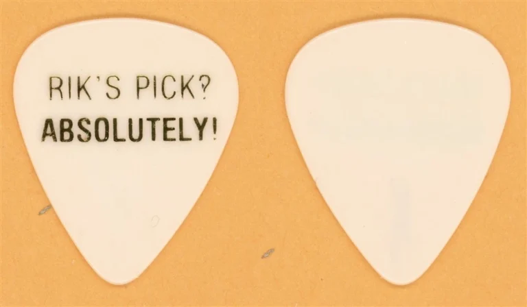 Triumph Rik Emmett Vintage Guitar Pick - 1990 Absolutely Tour