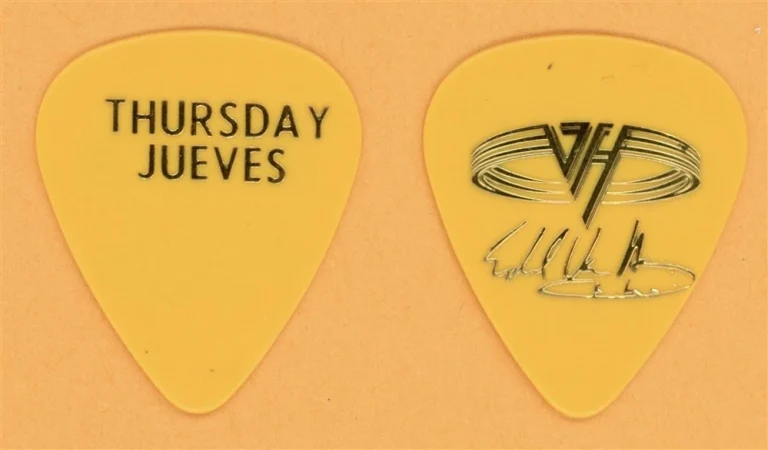 Van Halen EVH Thursday Jueves Vintage Guitar Pick - 1995 Balance Tour