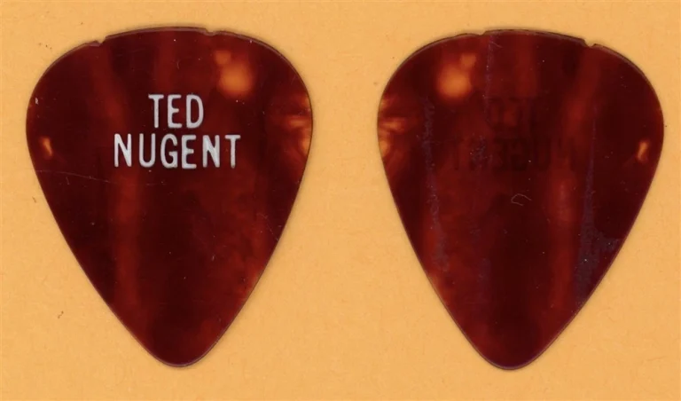 Ted Nugent Vintage Guitar Pick - 1977 Cat Scratch Fever Tour