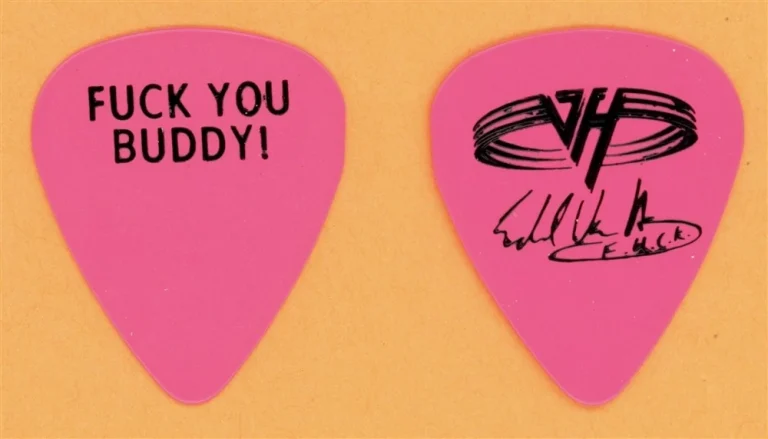 Van Halen EVH Vintage Guitar Pick - 1991 Unlawful Carnal Knowledge Tour
