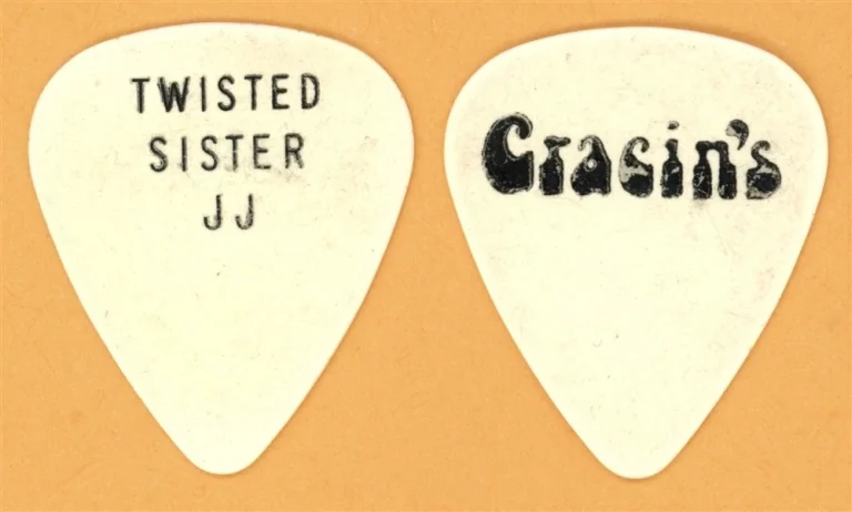 Twisted Sister Jay Jay French 1st Custom Vintage Guitar Pick - 1978 Club Tour