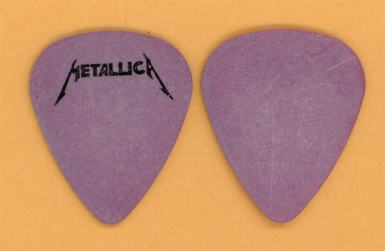 Metallica James Hetfield Vintage Guitar Pick - 1986 Master of Puppets Tour
