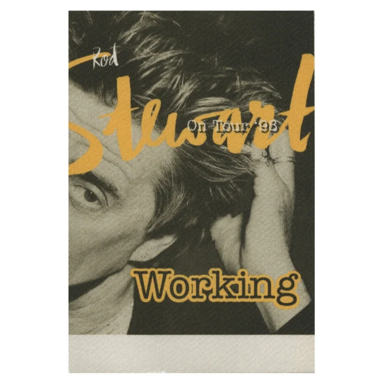 Rod Stewart 1998 When We Were the New Boys Concert Tour Working Backstage Pass