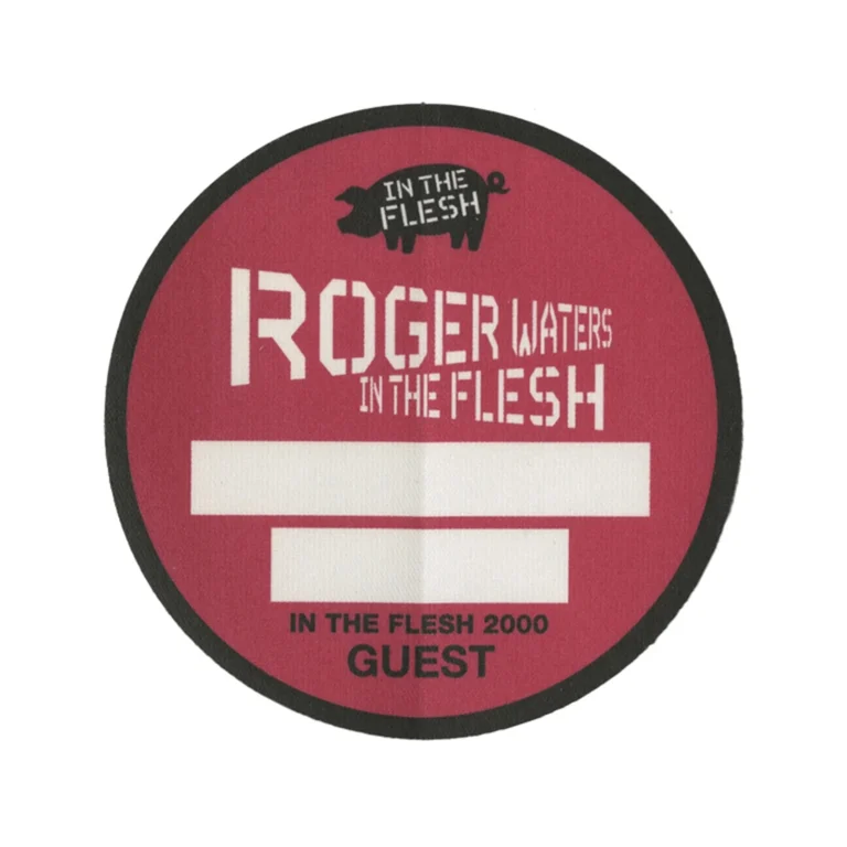Roger Waters 2000 In the Flesh Concert Tour Guest Backstage Pass