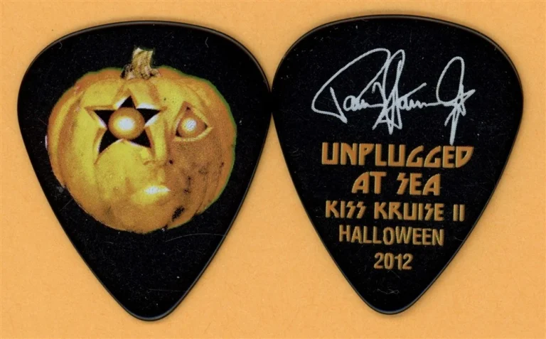 KISS Paul Stanley Halloween Show Vintage Guitar Pick - 2012 Kruise II Tour