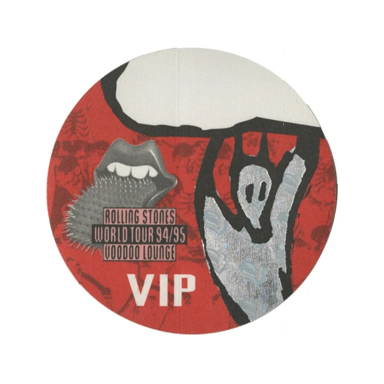 Rolling Stones 1994 Voodoo Lounge Concert Tour VIP Backstage Pass