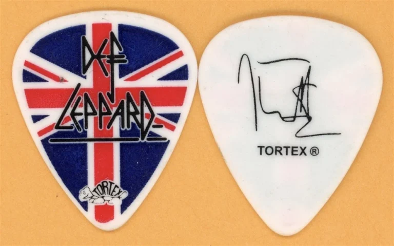 Def Leppard Joe Elliott Vintage Guitar Pick - 2009 Sparkle Lounge Tour