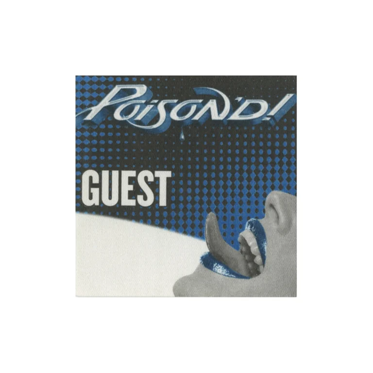 Poison 2007 Poison'd Concert Tour Guest Backstage Pass