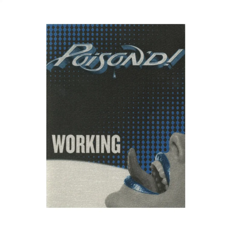 Poison 2007 Poison'd Concert Tour Working Backstage Pass
