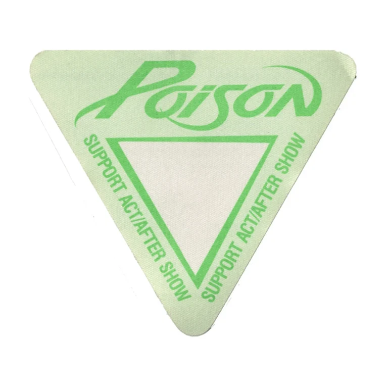 Poison 1988 Open Up and Say Ahh Concert Tour Support Act Backstage Pass