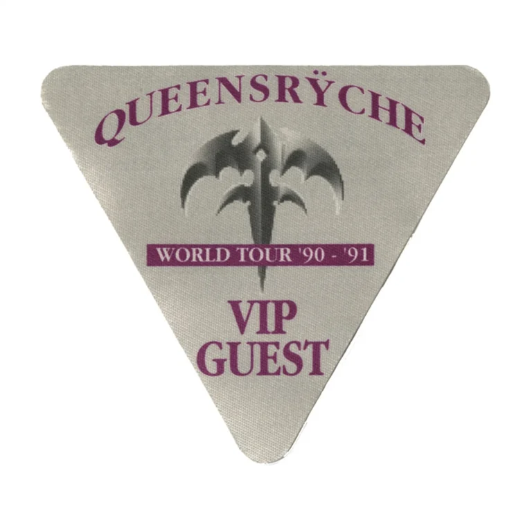 Queensryche 1990 Empire Concert Tour VIP Backstage Pass