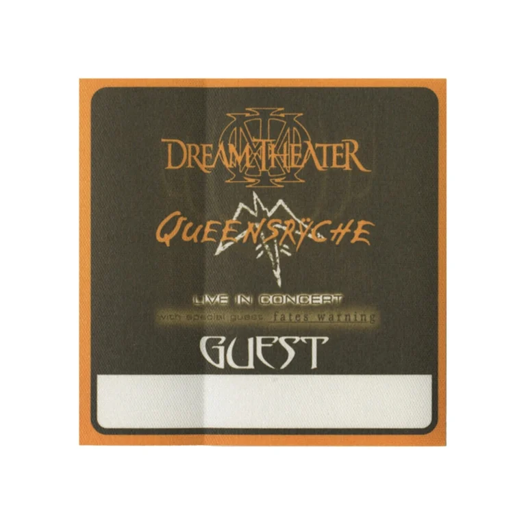 Queensryche 2003 Tribe Concert Tour Guest Backstage Pass