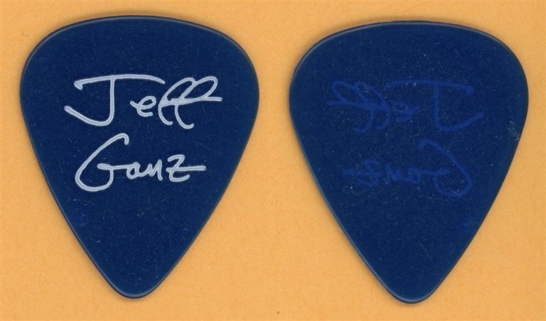 Johnny Winter Jeff Ganz Vintage Tour Guitar Pick