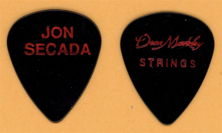 Jon Secada Vintage Tour Guitar Pick
