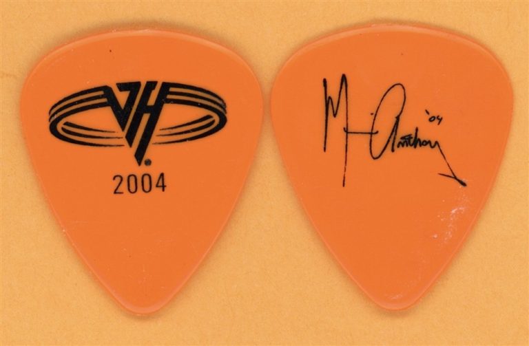 Van Halen Michael Anthony Vintage Guitar Pick - 2004 Reunion Tour