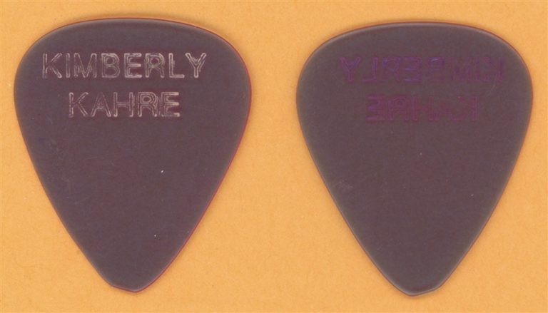 Kimberly Kahre Vintage Tour Guitar Pick