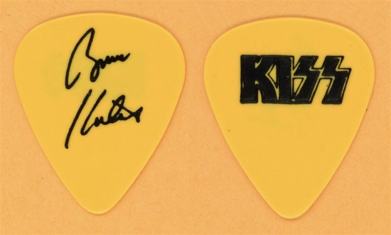 KISS Bruce Kulick Vintage Guitar Pick - 1995 MTV Unplugged Tour